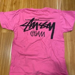 Stussy Guam Tee T-Shirt Pink
